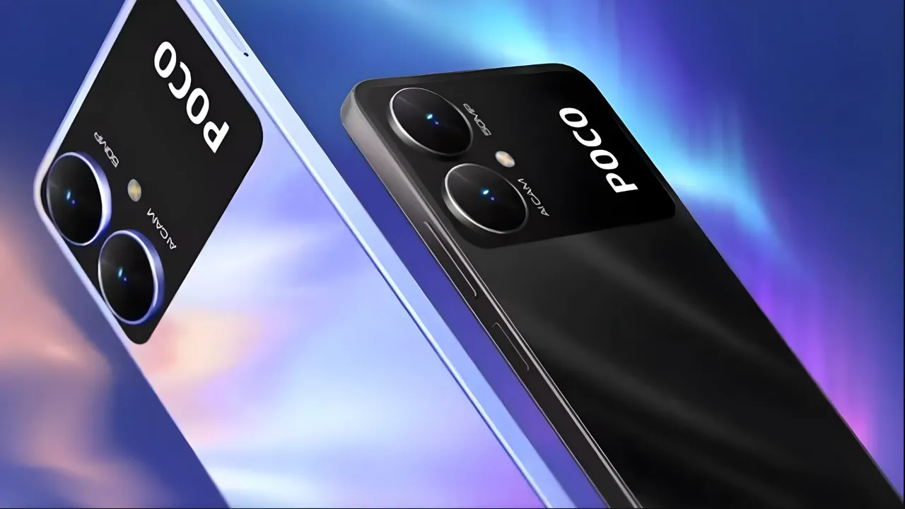 2 Poco M6 5G Smartphone Showing